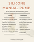 Fraupow Silcone Breast Pump & Milk Collector